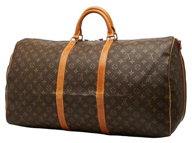 Louis Vuitton Keepall Bandouliere 60 Boston Bag Marrone - vista 2