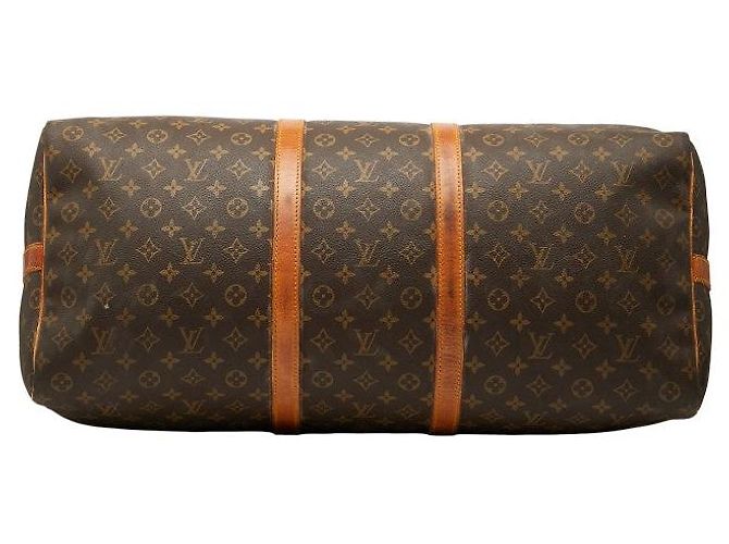 Louis Vuitton Keepall Bandouliere 60 Boston Bag Marrone - vista 3