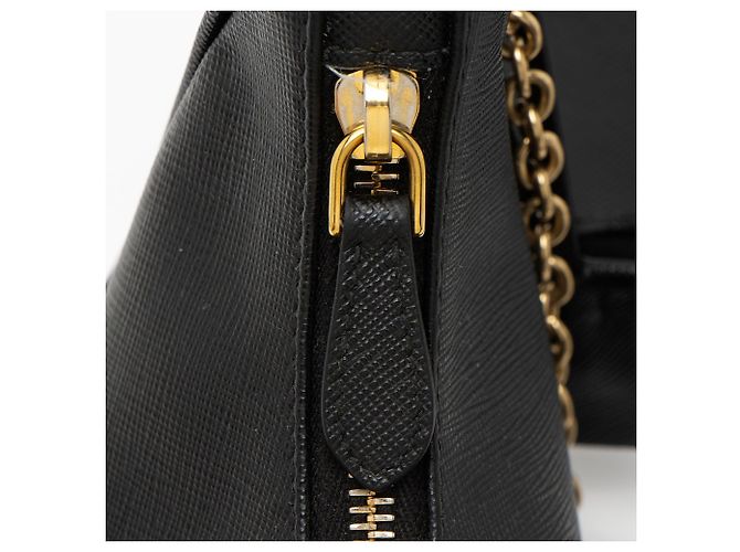 Prada Saffiano Re-Edition 2005 Crossbody Schwarz - Ansicht 10