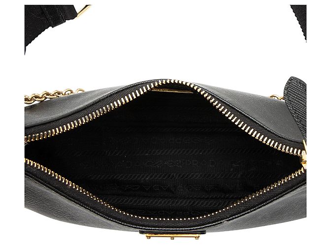 Prada Saffiano Re-Edition 2005 Crossbody Schwarz - Ansicht 6