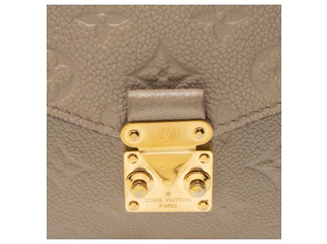 Louis Vuitton Monogram Empreinte Pochette Metis Schultertasche Braun Beige - Ansicht 8