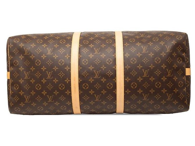 Louis Vuitton Keepall Bandouliere 60 Boston Bag Marrone - vista 3