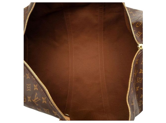 Louis Vuitton Keepall Bandouliere 60 Boston Bag Marrone - vista 4