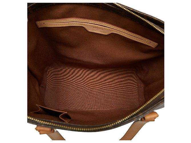 Louis Vuitton Monogram Cabas Mezzo Tote M51151 Castaño - vista 8