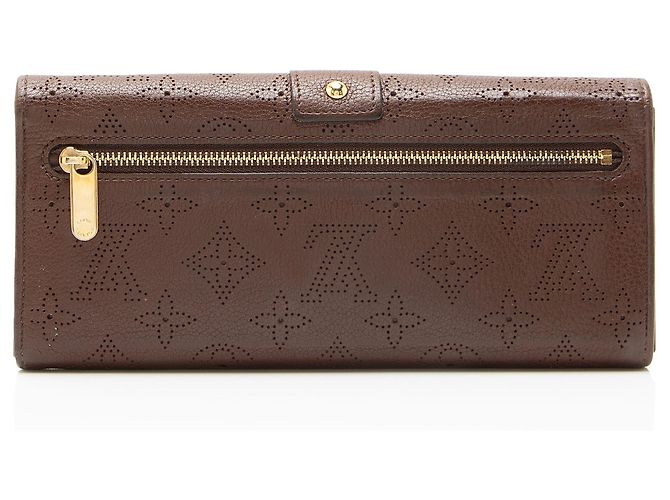 Portafoglio Amelia in pelle Mahina Louis Vuitton Marrone - vista 3