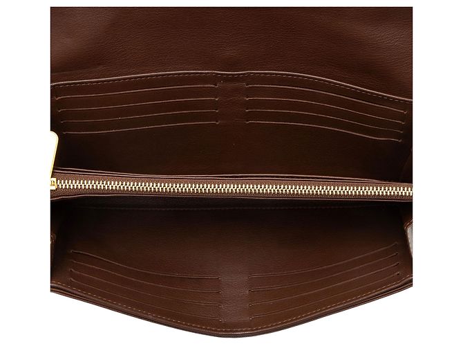 Portafoglio Amelia in pelle Mahina Louis Vuitton Marrone - vista 5