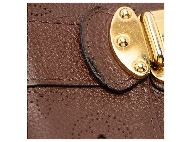 Portafoglio Amelia in pelle Mahina Louis Vuitton Marrone - vista 8