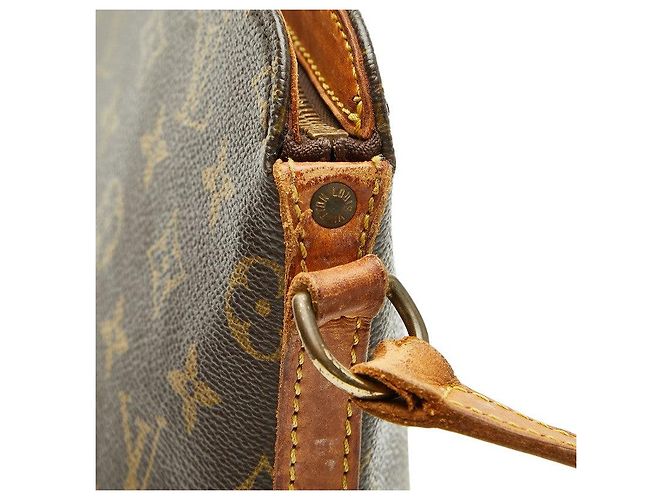 Borsa a tracolla Louis Vuitton Monogram Drouot Marrone - vista 4