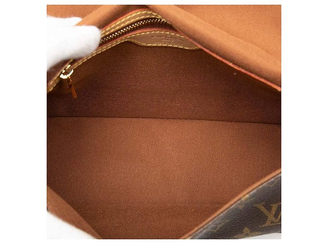 Bolsa de Ombro Louis Vuitton Mini Looping M51147 Marrom - vista 4