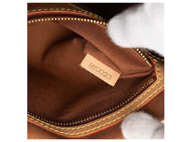 Bolsa de Ombro Louis Vuitton Mini Looping M51147 Marrom - vista 6