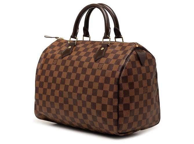 Borsa Louis Vuitton Damier Speedy 30 Marrone - vista 2