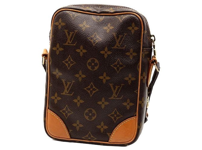 Bolso bandolera Louis Vuitton Monogram Amazon Castaño - vista 2