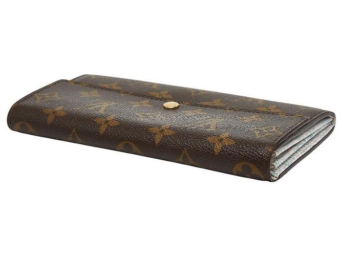 Louis Vuitton Portefeuille Sarah Monogram Fleurie Rosa - vista 5