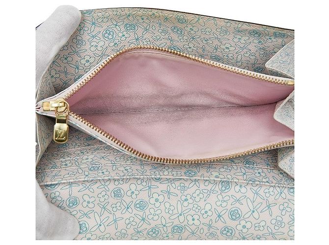 Louis Vuitton Portefeuille Sarah Monogram Fleurie Rosa - vista 6
