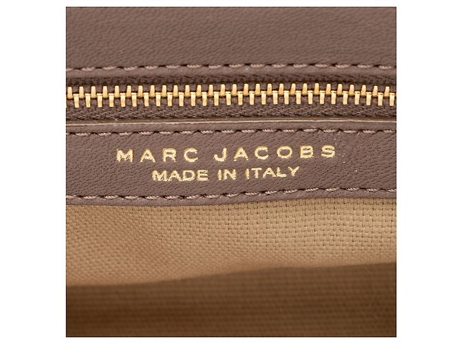Marc Jacobs Quilted Lambskin Stam Satchel Brown - view 7