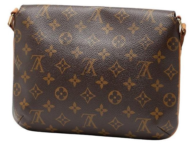 Borsa a tracolla Louis Vuitton Musette Tango M51257 Marrone - vista 2