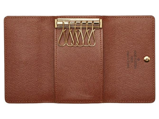 Louis Vuitton Portachiavi 6 Ganci Marrone - vista 6