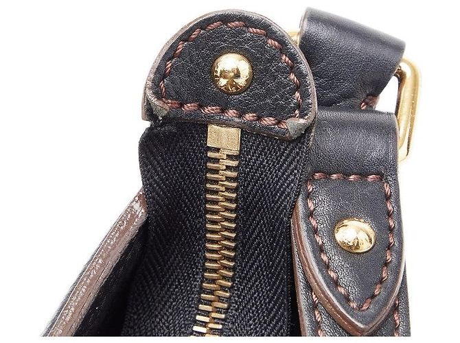 Louis Vuitton Monogram Mahina XS Schultertasche Schwarz - Ansicht 8