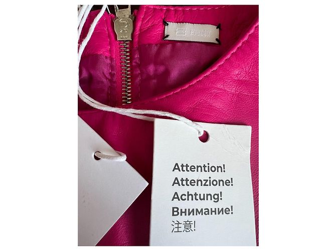 Autre Marque 8 By Yoox rosa Lammleder Crop Top Pink - Ansicht 3