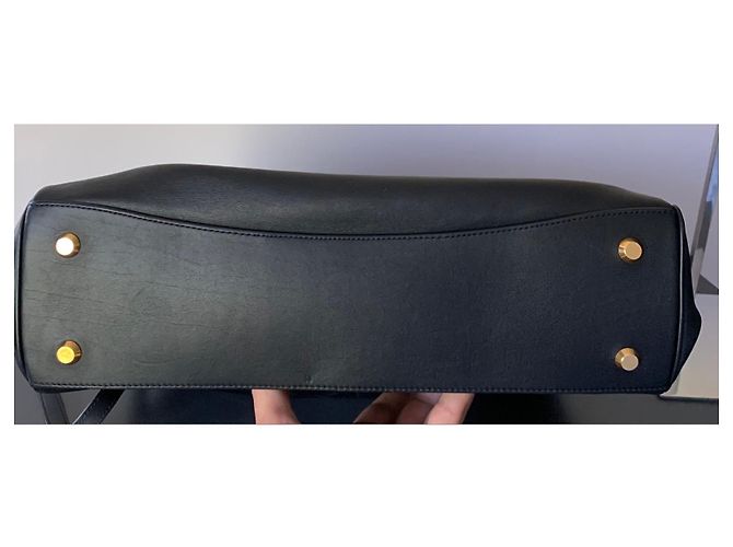 Borsa Balenciaga Rodeo Large in pelle nera Nero - vista 10