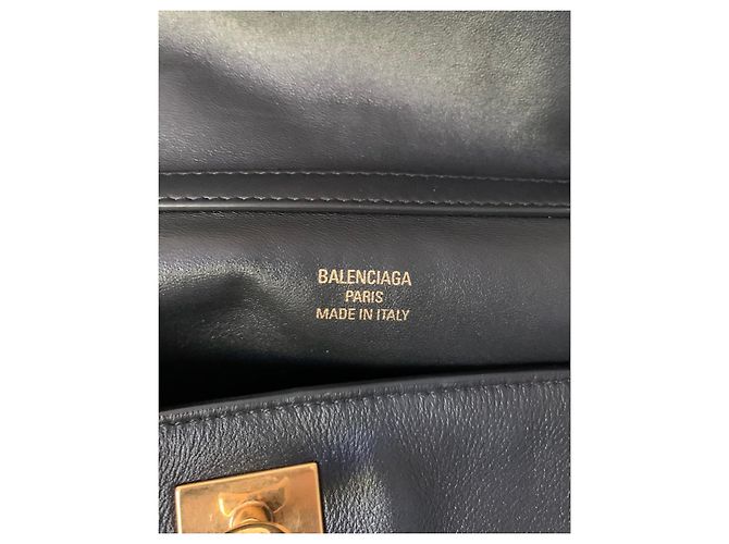 Borsa Balenciaga Rodeo Large in pelle nera Nero - vista 7