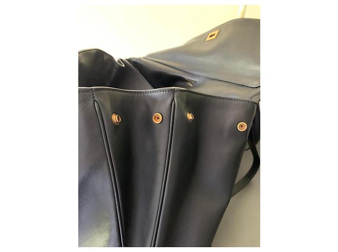 Borsa Balenciaga Rodeo Large in pelle nera Nero - vista 9