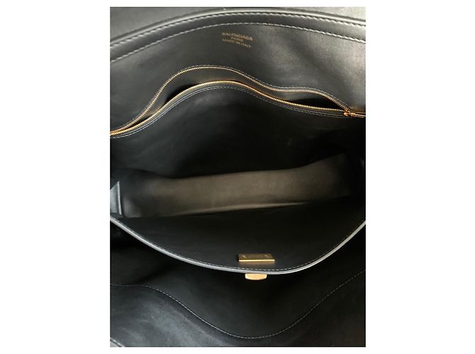 Borsa Balenciaga Rodeo Large in pelle nera Nero - vista 6