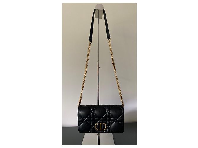 Christian Dior Caro Mini Borsa a tracolla Nero - vista 12