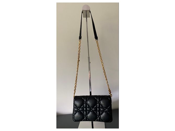 Christian Dior Caro Mini Borsa a tracolla Nero - vista 13
