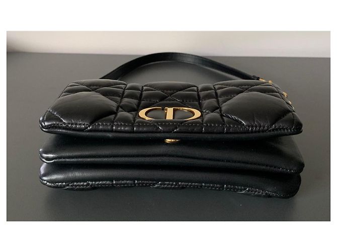 Christian Dior Caro Mini Borsa a tracolla Nero - vista 4