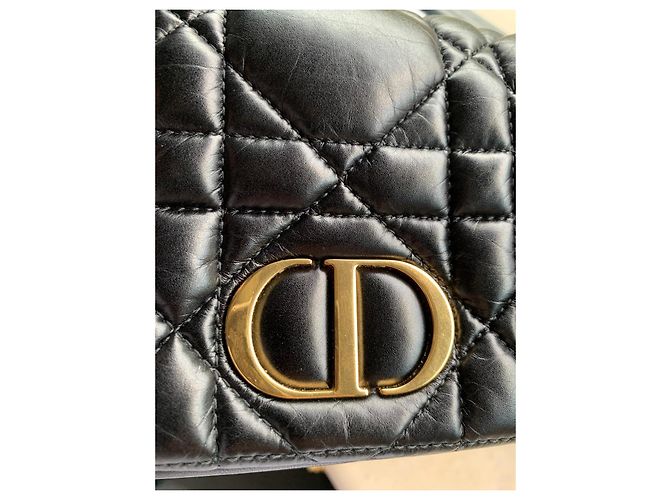 Christian Dior Caro Mini Borsa a tracolla Nero - vista 9