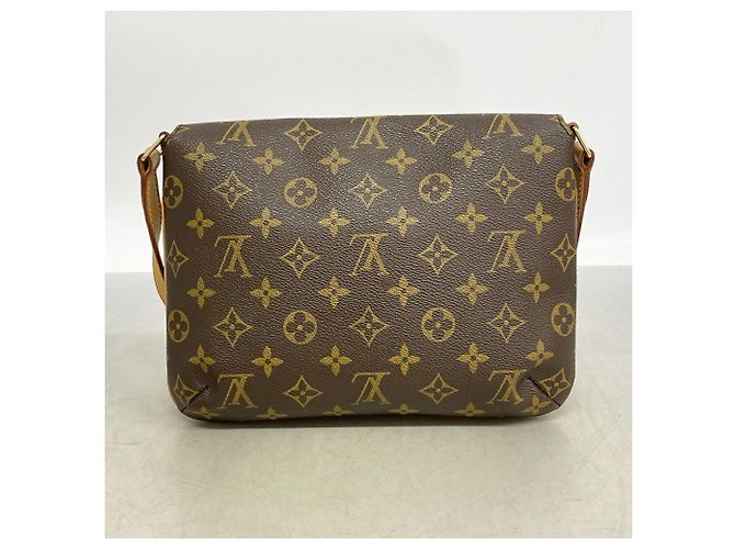 Borsa a tracolla Louis Vuitton Monogram Musette Tango Marrone - vista 10