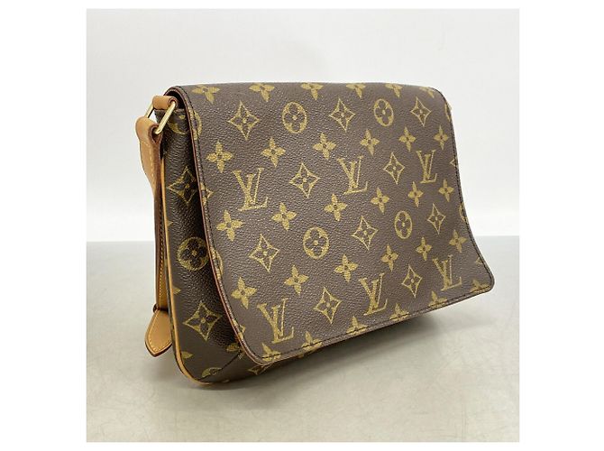 Borsa a tracolla Louis Vuitton Monogram Musette Tango Marrone - vista 2