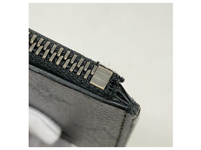 Louis Vuitton Monogram Eclipse Münz-Kartenetui Braun Schwarz - Ansicht 7