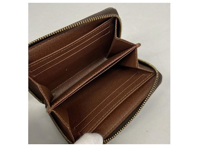 Portamonete Zippy Monogram Louis Vuitton Marrone - vista 3
