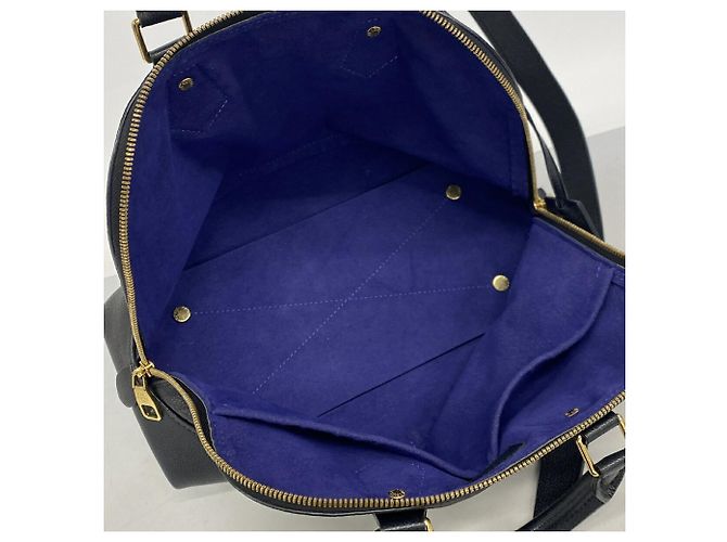 Bolsa Louis Vuitton Monogram Empreinte Neo Alma PM Preto - vista 4