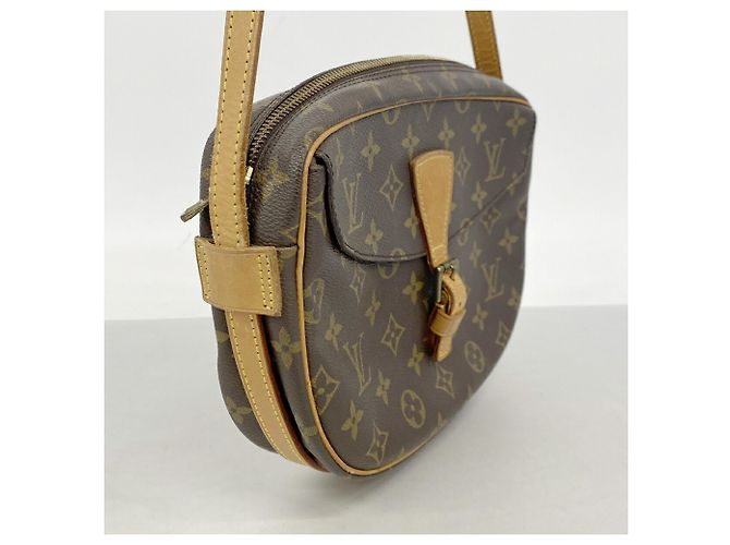 Borsa a tracolla Louis Vuitton Monogram Jeune Fille MM Marrone - vista 2