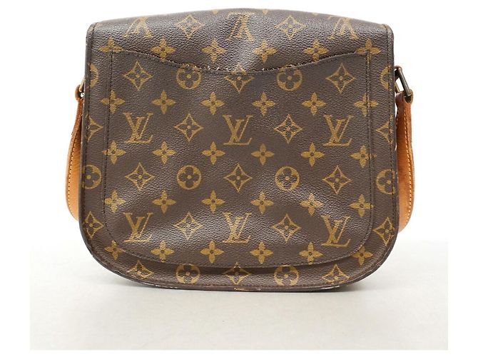 Borsa a tracolla Louis Vuitton Monogram Saint Cloud GM Marrone - vista 12