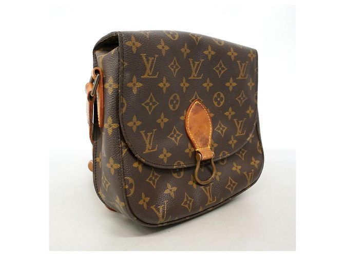 Borsa a tracolla Louis Vuitton Monogram Saint Cloud GM Marrone - vista 2