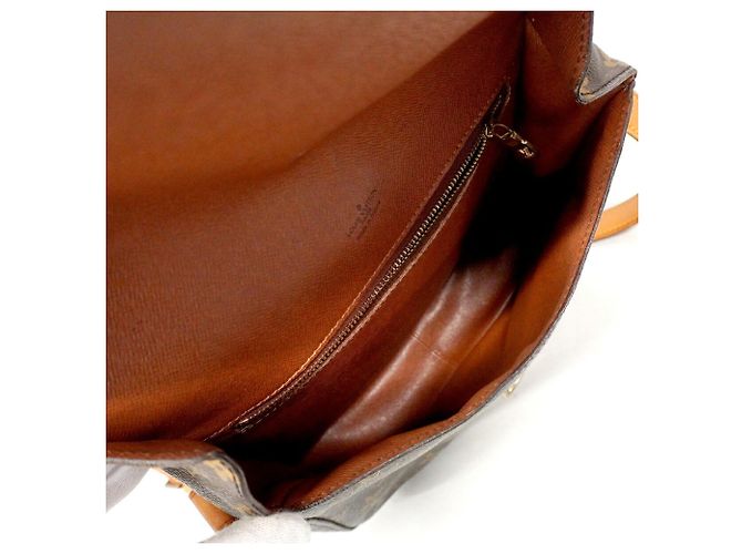 Borsa a tracolla Louis Vuitton Monogram Saint Cloud GM Marrone - vista 4