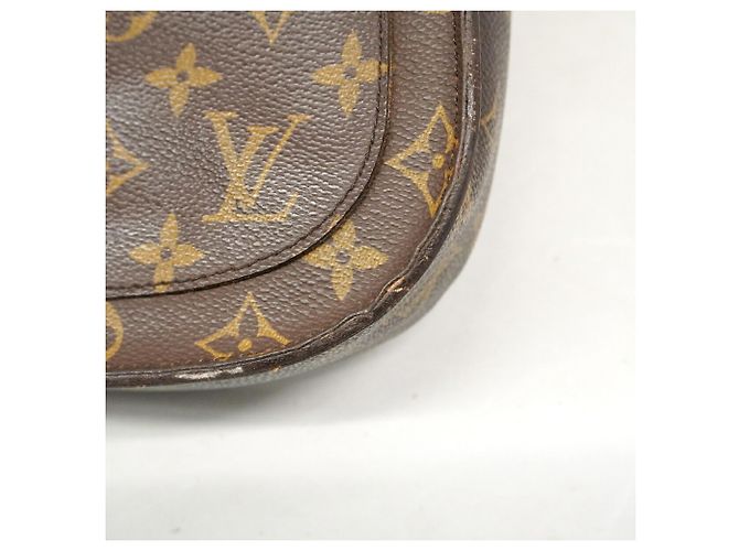 Borsa a tracolla Louis Vuitton Monogram Saint Cloud GM Marrone - vista 6