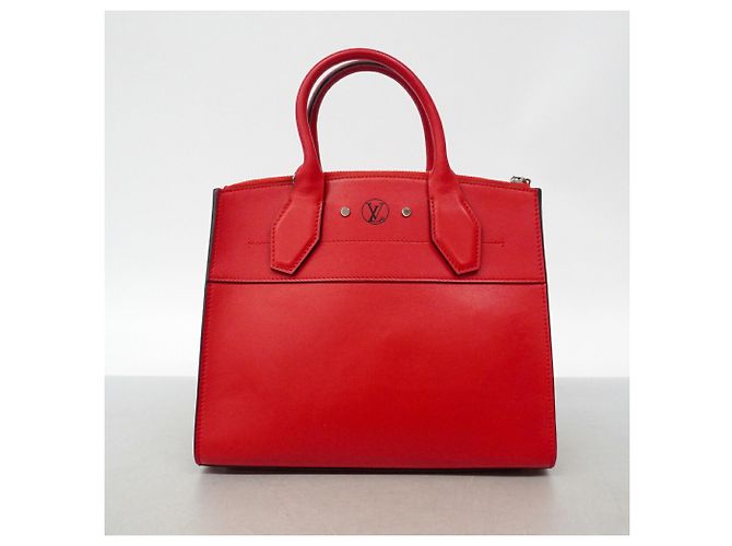 Borsa Louis Vuitton City Steamer PM Rosso - vista 11