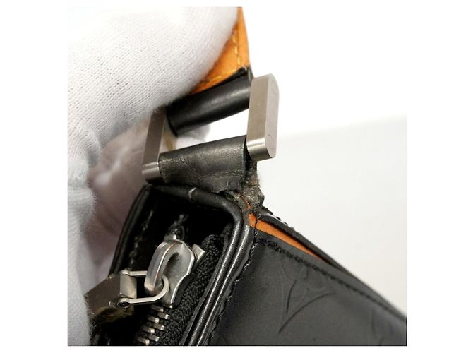 Borsa Louis Vuitton Monogram Mat Fowler M55142 Noir Nero - vista 6