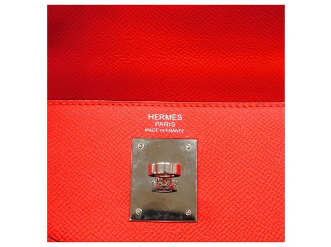 Hermès Borsa Hermes Kelly 32 in Rose Jaipur Rosa - vista 5