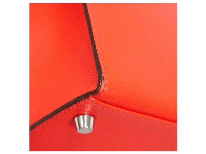 Hermès Borsa Hermes Kelly 32 in Rose Jaipur Rosa - vista 6