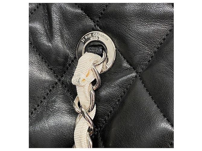Chanel Matelassé Lammleder Chain Tote Bag Schwarz - Ansicht 10