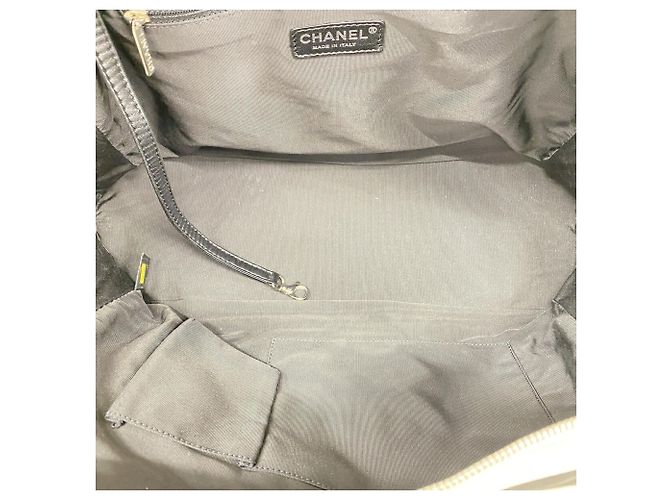 Chanel Matelassé Lammleder Chain Tote Bag Schwarz - Ansicht 4
