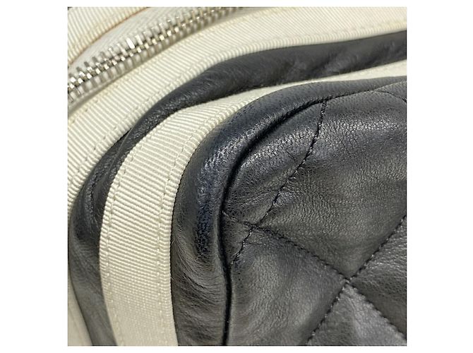 Chanel Matelassé Lammleder Chain Tote Bag Schwarz - Ansicht 7