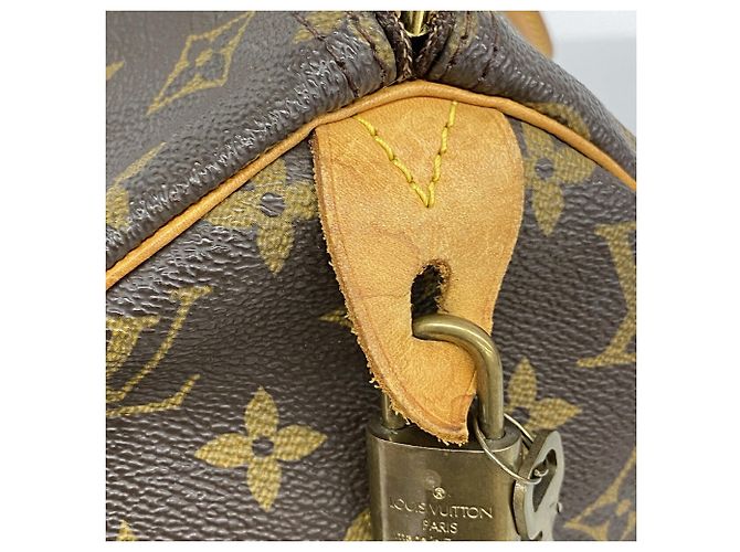 Bolsa Louis Vuitton Monogram Speedy 30 Marrom - vista 10