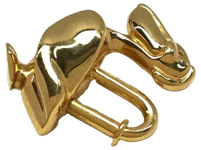Hermès Charm Pellicano placcato oro D'oro - vista 2
